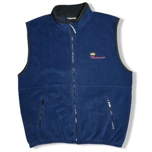 Vintage 00s Budweiser Fleece Vest